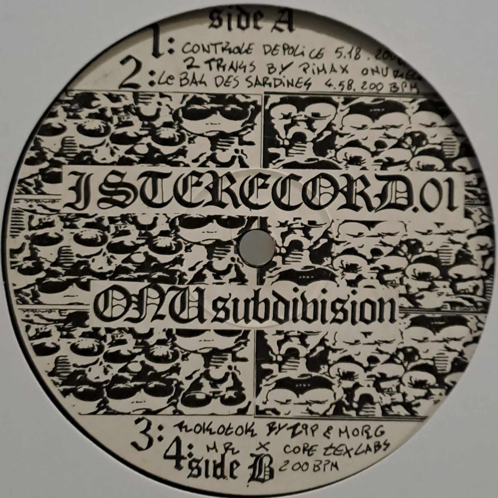 Isterecord 01 - vinyle hardcore